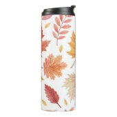 Autumn Leaves Stainless Steel Travel Mug Thermosbecher (Nach links gedreht)
