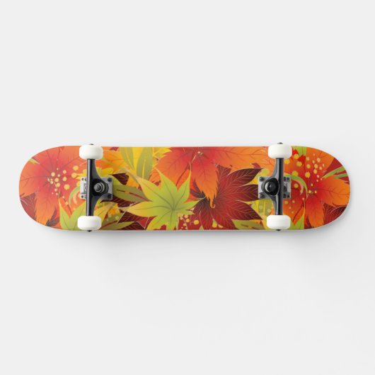 Autumn Leaves Thanksgiving Bandana Skateboard (Horizontal)