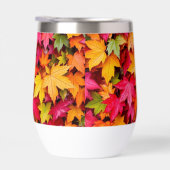 Autumn Leaves Thermal Tumbler With Fall Colors (Rechts)