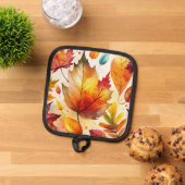 Autumn Leaves Topflappen (Oben Unten)