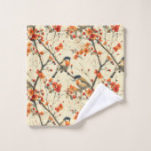 Autumn Leaves Towel Cozy Gift for Their Retreat Badhandtuch Set (Waschlappen)