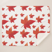 Autumn Leaves von Red Maple Sherpadecke (Vorderseite (Horizontal))