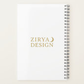 Autumn Leaves Watercolor Pattern Notizblock (Rückseite)