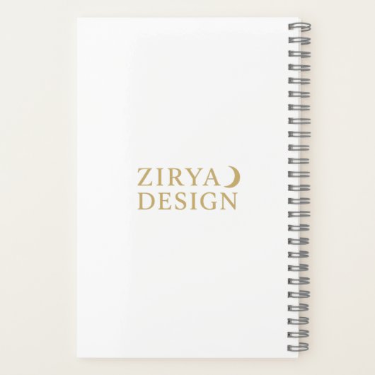 Autumn Leaves Watercolor Pattern Notizblock (Rückseite)