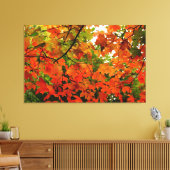 Autumn Leaves Wrapped Canvas Leinwanddruck (Insitu (Wohnzimmer))