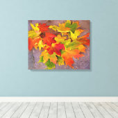 Autumn Leaves ~ Wrapped Canvas Print Leinwanddruck (Insitu (Holzboden))