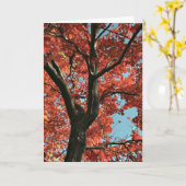 AUTUMN (leere Karte) Karte (Gelbe Blume)