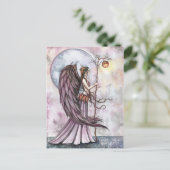 Autumn Light Fairy Postcard von Molly Harrison Postkarte (Stehend Vorderseite)