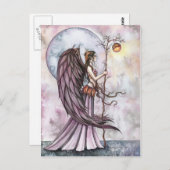 Autumn Light Fairy Postcard von Molly Harrison Postkarte (Vorne/Hinten)