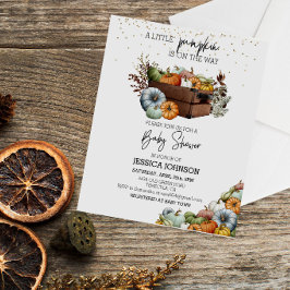 Autumn Little Pumpkin Watercolor Kinderdusche