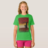 Autumn Lonely Girl - Artist - Nour Tayel T-Shirt (Vorne ganz)