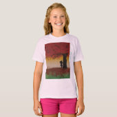 Autumn Lonely Girl - Artist - Nour Tayel T-Shirt (Vorne ganz)