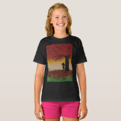 Autumn Lonely Girl - Artist - Nour Tayel T-Shirt (Vorne ganz)