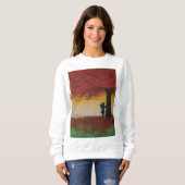 Autumn Lonely Girl T - Shirt (Vorne ganz)