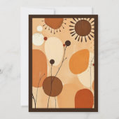 Autumn Mandala Earthy Warme Floral Pattern (Rückseite)