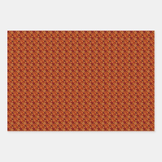 Autumn Mandala Geschenkpapier Set (Vorderseite)