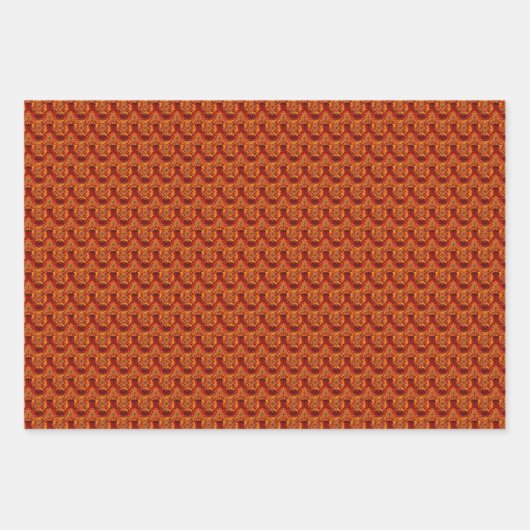 Autumn Mandala Geschenkpapier Set (Vorderseite 3)