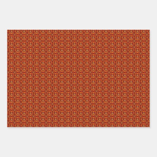 Autumn Mandala Geschenkpapier Set (Vorderseite)