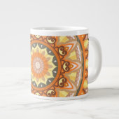 Autumn Mandala Jumbo-Tasse (Vorderseite Rechts)