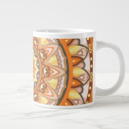 Autumn Mandala Jumbo-Tasse (Rechts)