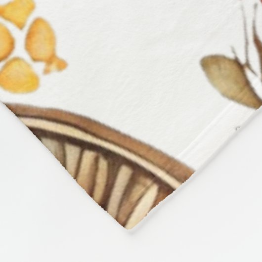 Autumn Mandala Pattern Fleecedecke (Ecke)