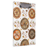 Autumn Mandala Pattern Klemmbrett (Rechts)