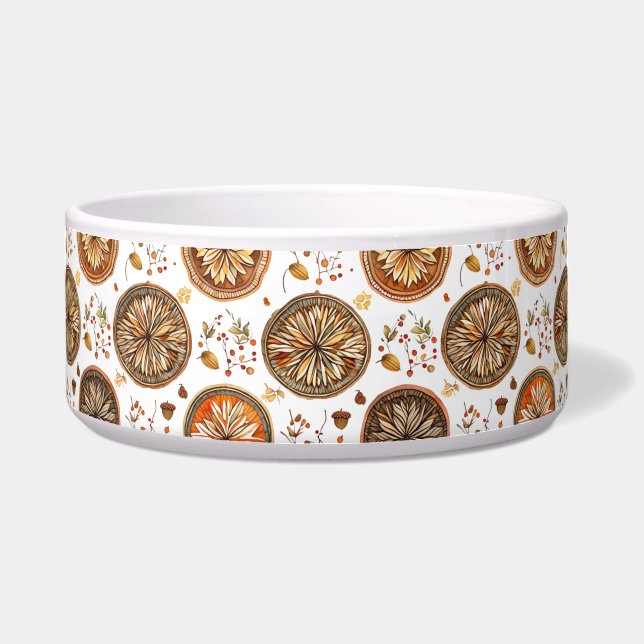 Autumn Mandala Pattern Napf (Vorderseite)