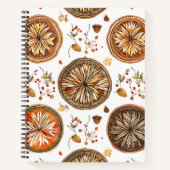 Autumn Mandala Pattern Notizblock (Vorderseite)