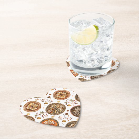 Autumn Mandala Pattern Untersetzer (Vor Ort)