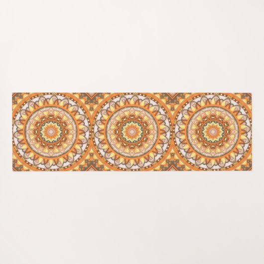 Autumn Mandala Yogamatte (Rückseite (Horizontal))