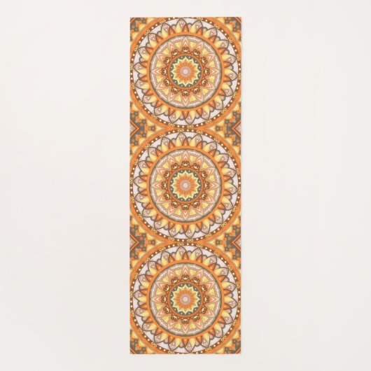 Autumn Mandala Yogamatte (Rückseite)