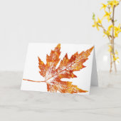 "Autumn Maple #1" Ländergrüßkarte Karte (Gelbe Blume)
