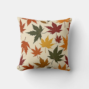 Autumn Maple Leaf Cushion Kissen