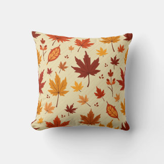 Autumn Maple Leaf Cushion Kissen