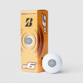 Autumn Maple Leaf Doodle Golfball (Verpackungen)