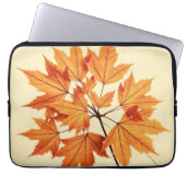 Autumn Maple Leaf Print: Fall Foliage Laptopschutzhülle (Vorderseite)