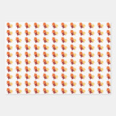 “Autumn Maple Leaves” Gift Wrap Geschenkpapier Set (Vorderseite 3)
