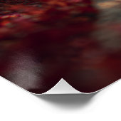 Autumn Maple Pagoda Temple Staircase Glow Poster (Ecke)