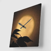 Autumn Mohr Quadratische Wanduhr (Winkel)