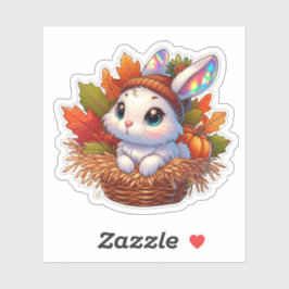 Autumn Mood: Happy Season / Fall Bunny Sticker #18