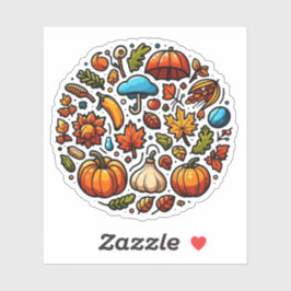 Autumn Mood: Happy Season / Fall Sticker #1