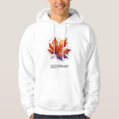 Autumn Mood: Happy Season / Hoodie Leaf #1 (Vorderseite)