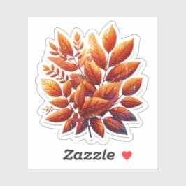Autumn Mood: Happy Season / Leaf Sticker #11