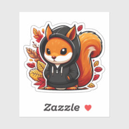 Autumn Mood: Happy Season / Squirrel Sticker #4