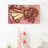 Autumn Moon Belly Dancer Goddess Banner (Insitu)