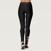 Autumn Moon Belly Dancer Goddess Leggings (Rückseite)