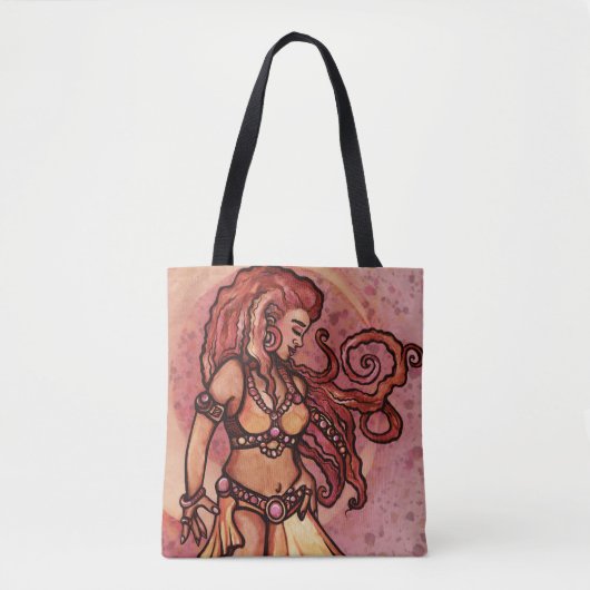 Autumn Moon Belly Dancer Goddess Tasche (Vorderseite)