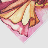 Autumn Moon Goddess Bly Dancer Seidenpapier (Ausschnitt)