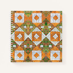 AUTUMN MOSAIC 8.5x8.5 SpiralNotebook Notizblock