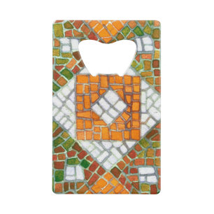 AUTUMN MOSAIC Credit Card Flaschenöffner